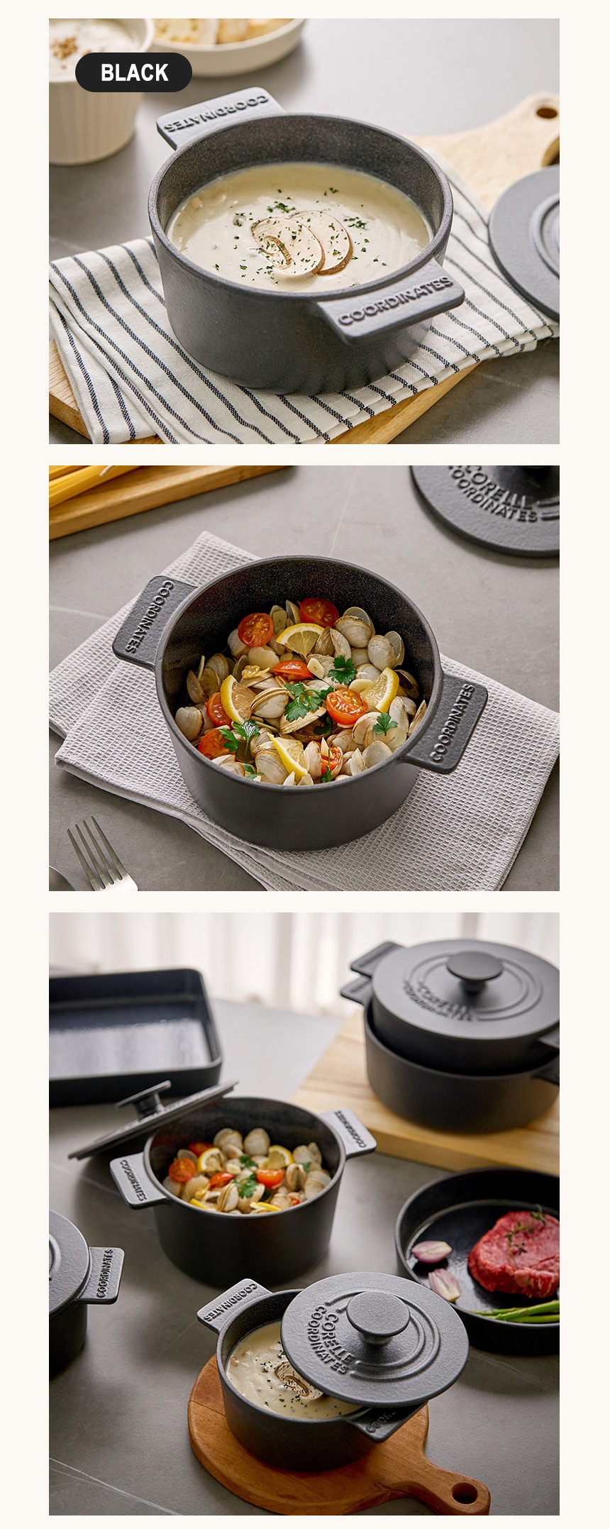 アシュリー鋳鉄ノンスティックシチューポット (14cm) レッド アシュリー鋳鉄ノンスティックシチューポット (14cm) レッド