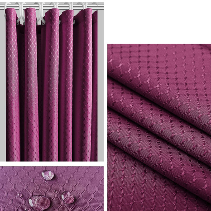 【高.品.質】【高级感素材】シャワーカーテン お風呂カーテン 100*180 チェック柄 防水 バスルーム 遮光 北欧 バス用品