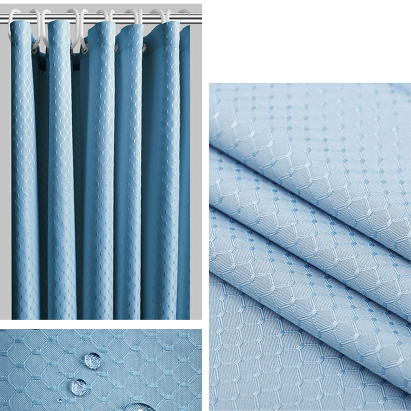 【高.品.質】【高级感素材】シャワーカーテン お風呂カーテン 100*180 チェック柄 防水 バスルーム 遮光 北欧 バス用品