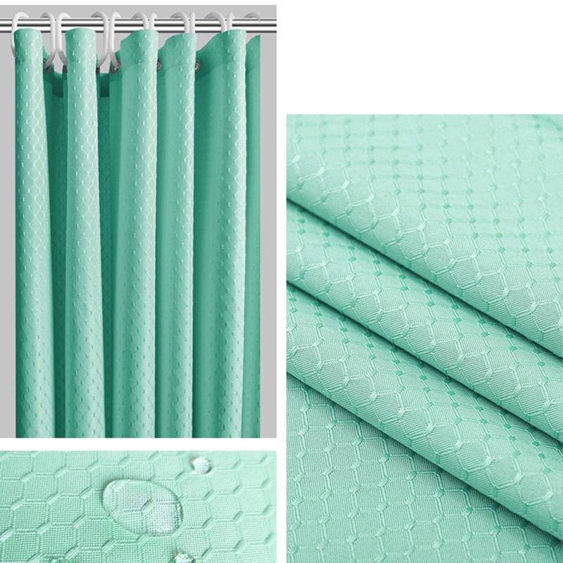 【高.品.質】【高级感素材】シャワーカーテン お風呂カーテン 100*180 チェック柄 防水 バスルーム 遮光 北欧 バス用品