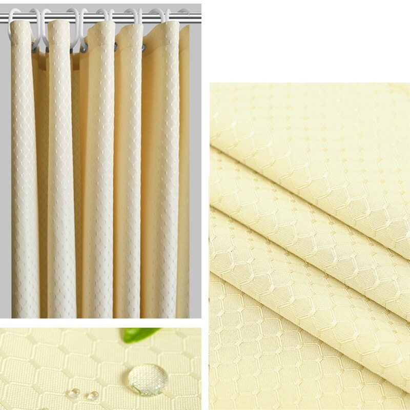 【高.品.質】【高级感素材】シャワーカーテン お風呂カーテン 100*180 チェック柄 防水 バスルーム 遮光 北欧 バス用品