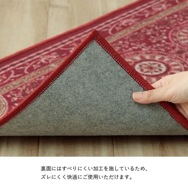 マット 廊下敷 撥水 エレガンス柄 滑りにくい グリーン 約60x240cm マット 廊下敷 撥水 エレガンス柄 滑りにくい グリーン 約60x240cm