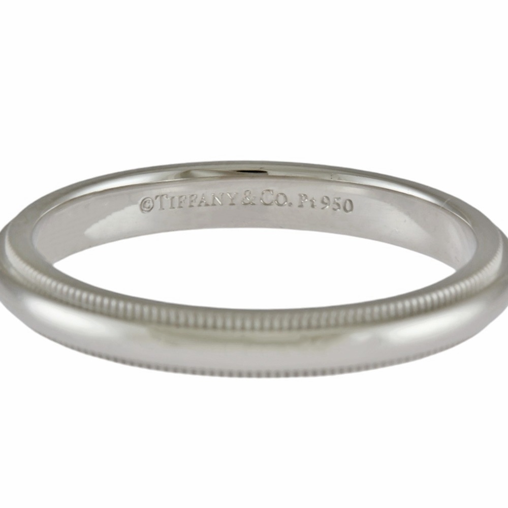 ティファニー ミルグレイン リング 指輪 19.5号 Pt950プラチナ TIFFANY&Co. 中古 美品