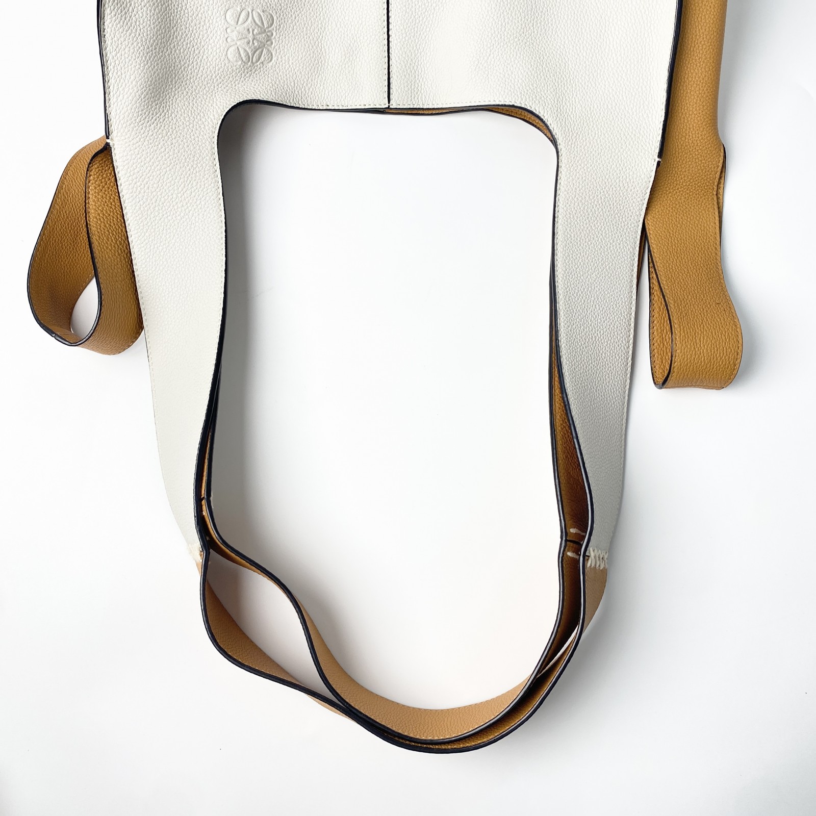 美品 ロエベ LOEWE レディース バイカラー レザー ショルダーバッグ トートバッグ 肩がけ 美品 ロエベ LOEWE レディース バイカラー レザー ショルダーバッグ トートバッグ 肩がけ