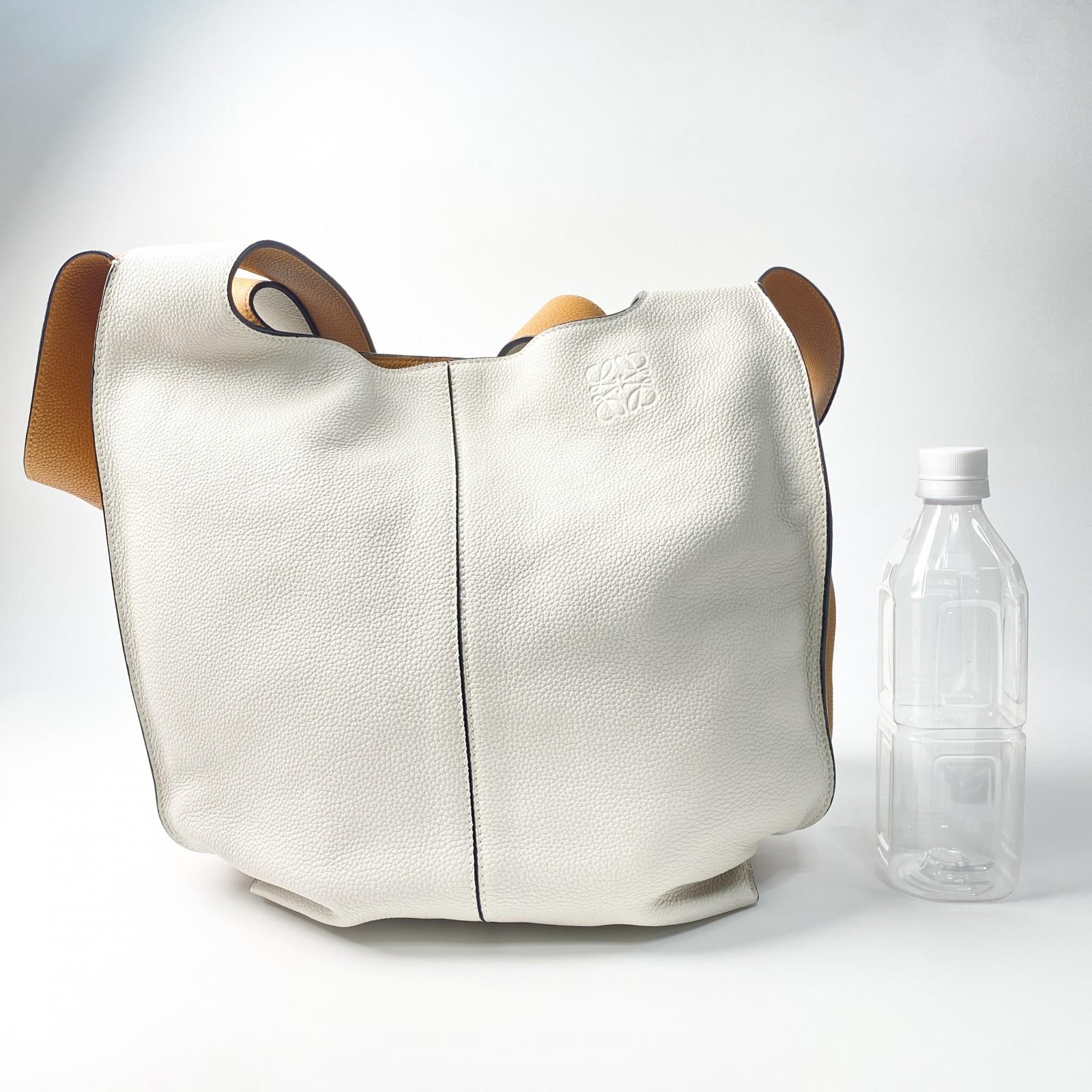 美品 ロエベ LOEWE レディース バイカラー レザー ショルダーバッグ トートバッグ 肩がけ 美品 ロエベ LOEWE レディース バイカラー レザー ショルダーバッグ トートバッグ 肩がけ