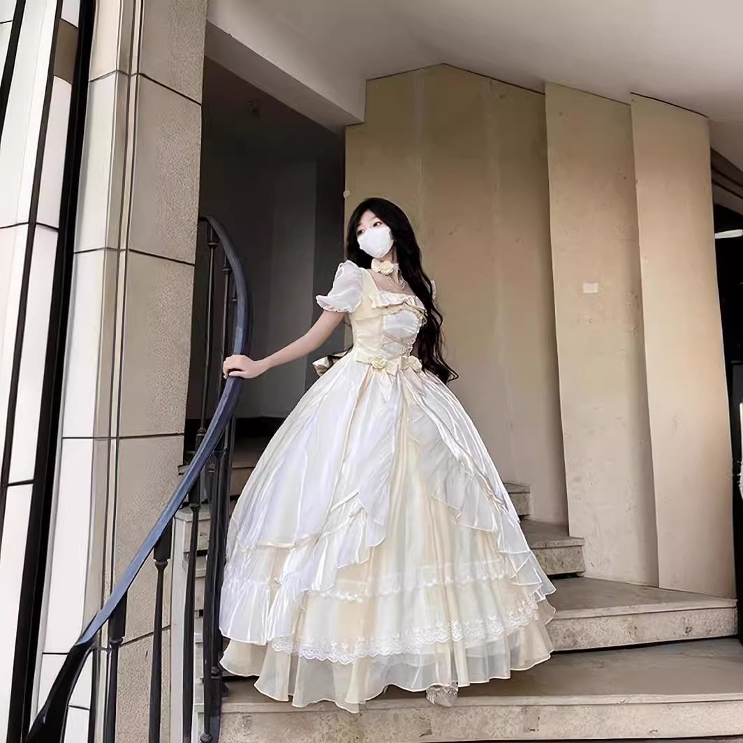 ウーフービッグスカートロリータフライングダイアリー大人結婚式誕生日ドレス暴走プリンセススカートロリータ mdprevattcaulkingandwaterproofing.com