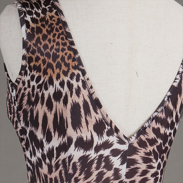 【激安開催】ラテン衣装 チャチャチャ 社交ダンス ラテンドレス ワンピース キャバ ラテンダンス ラテン競技着 練習着 ダンス 演出 舞台 ヒョウ柄 S/M/L/XL/2XL ブラック オレンジ サル