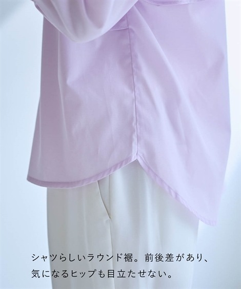 シャツ・ブラウス 大きいサイズ アシンメトリーフレアブラウス OtonaSMILE