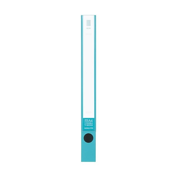 コクヨ リングファイル（NEOS）A4タテ 2穴 180枚収容 背幅27mm ブラック フ-NE420ND 1セット（10冊）