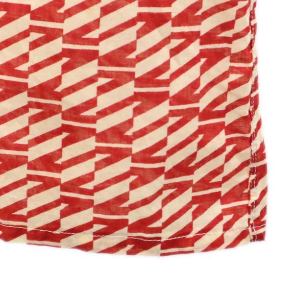 総柄 長袖 シャツ 4 レッド系 メンズ 総柄 長袖 シャツ 4 レッド系 メンズ