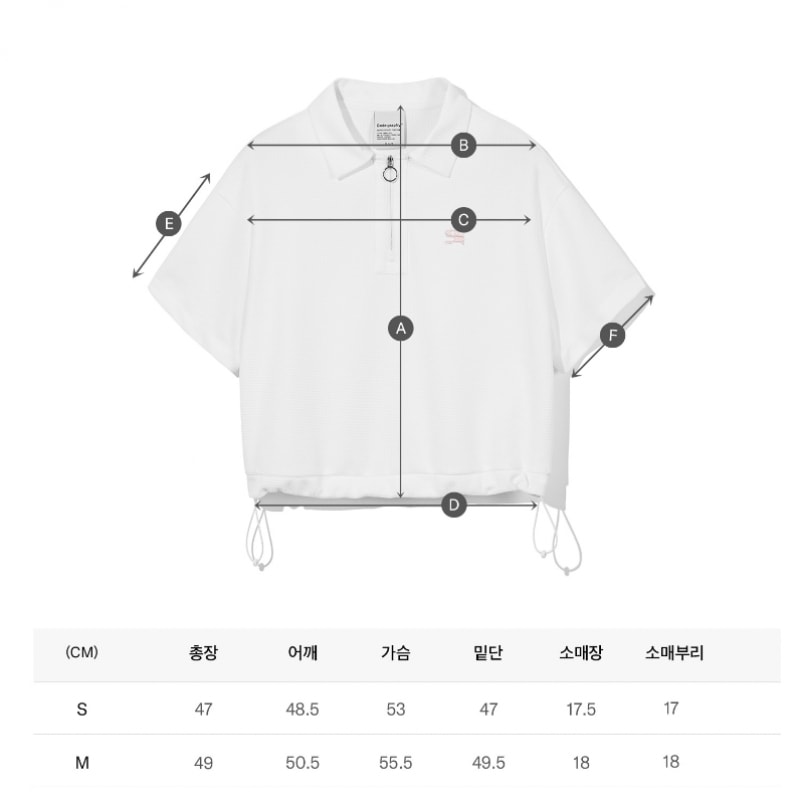 CODEGRAPHY (ウィメンズ) ジップカラーポロT_ホワイト CODEGRAPHY (ウィメンズ) ジップカラーポロT_ホワイト