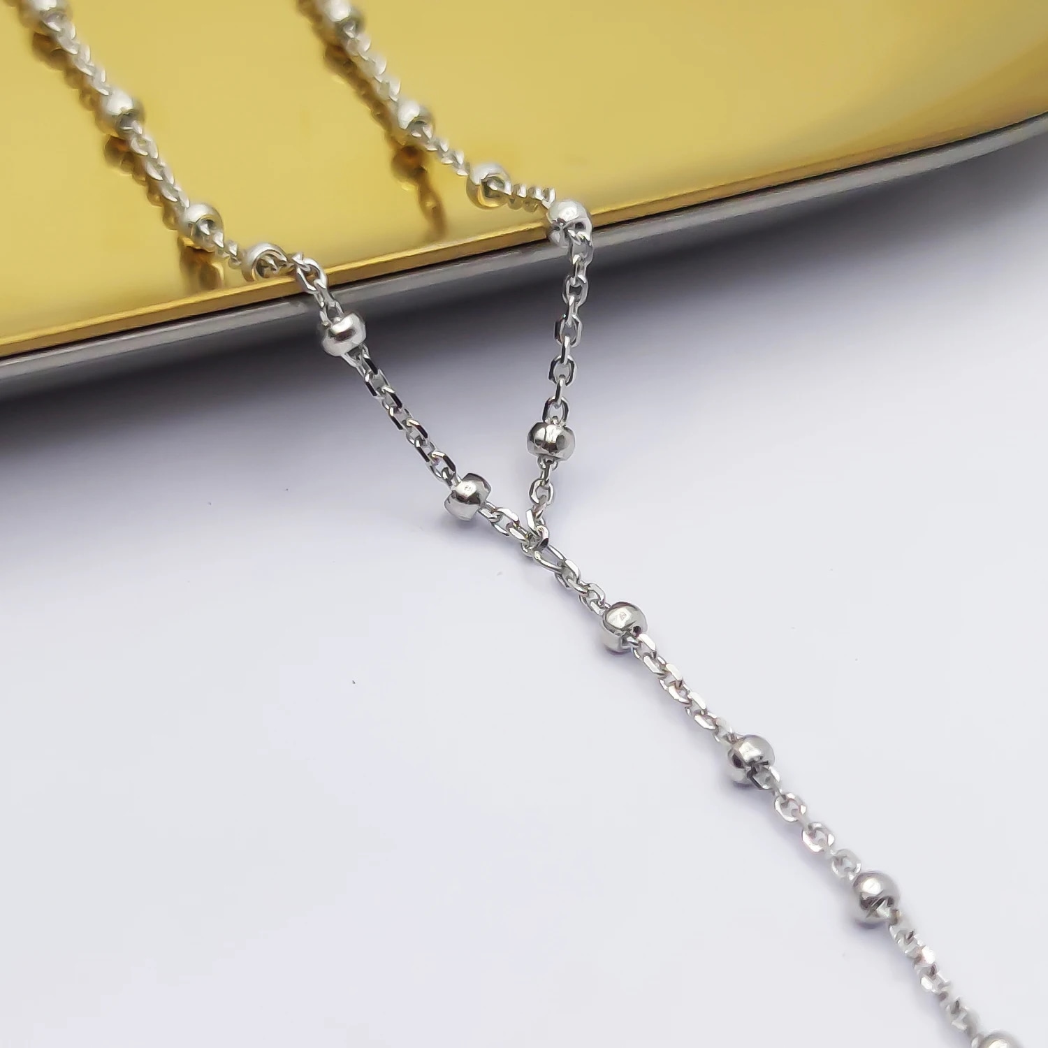 女性用ロングペンダントネックレス 925スターリングシルバー 金メッキ シングルメタルアクティビティ パールストリング 垂直 ラグジュアリー 女性用ロングペンダントネックレス 925スターリングシルバー 金メッキ シングルメタルアクティビティ パールストリング 垂直 ラグジュアリー