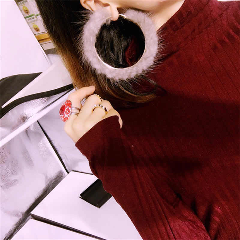 ファーフープピアス 1ペア販売 両耳 リング 黒色 ベージュ 白色 グレー ミンクファー レディース 女性 冬 クリスマス 成人式 可愛い ふわふわ もこもこ プレゼント ew-00-00932 mdprevattcaulkingandwaterproofing.com