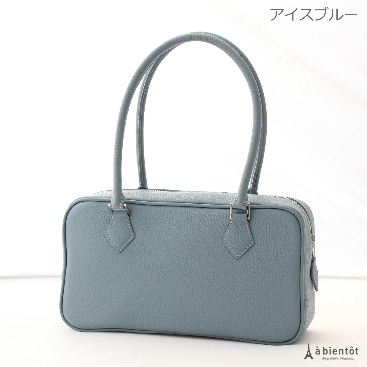 シュリンクレザー スクエアバッグ 本革 レザー グレージュ ブラック ベージュ レディース ハンドバ