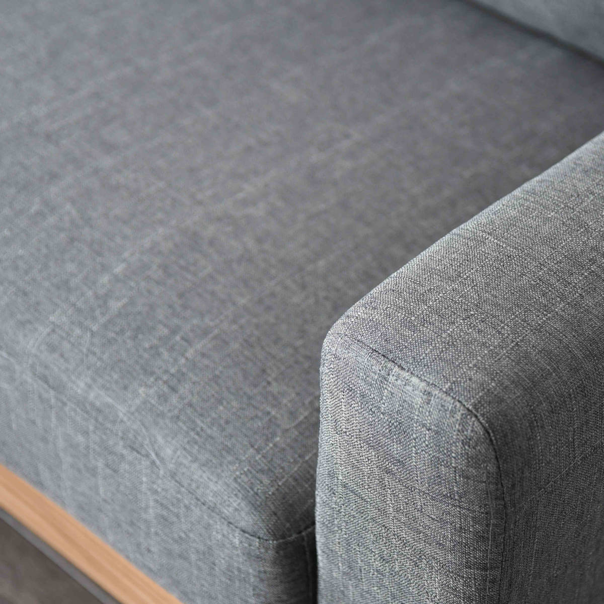 ソファ 3人掛け 幅165cm デコラ ソファー 三人掛け ファブリック 木目調 シンプル モダン おしゃれ オシャレ