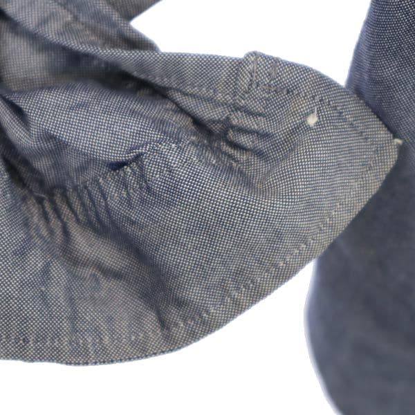 ネーム 日本製 長袖 切替 シャツ 1 紺系 Name. メンズ