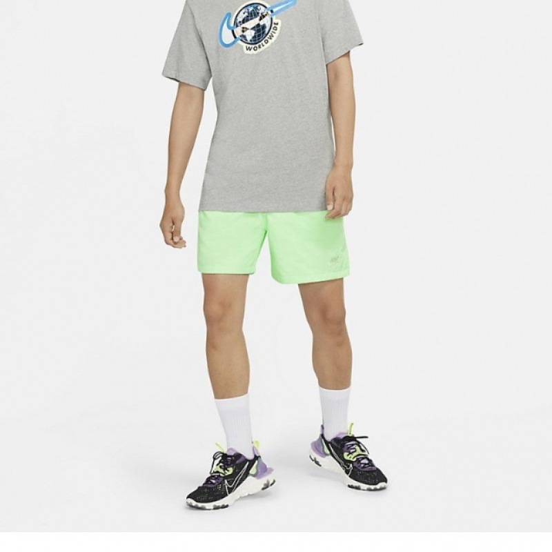ナイキ NSW ウーブンフローショートショーツグリーン