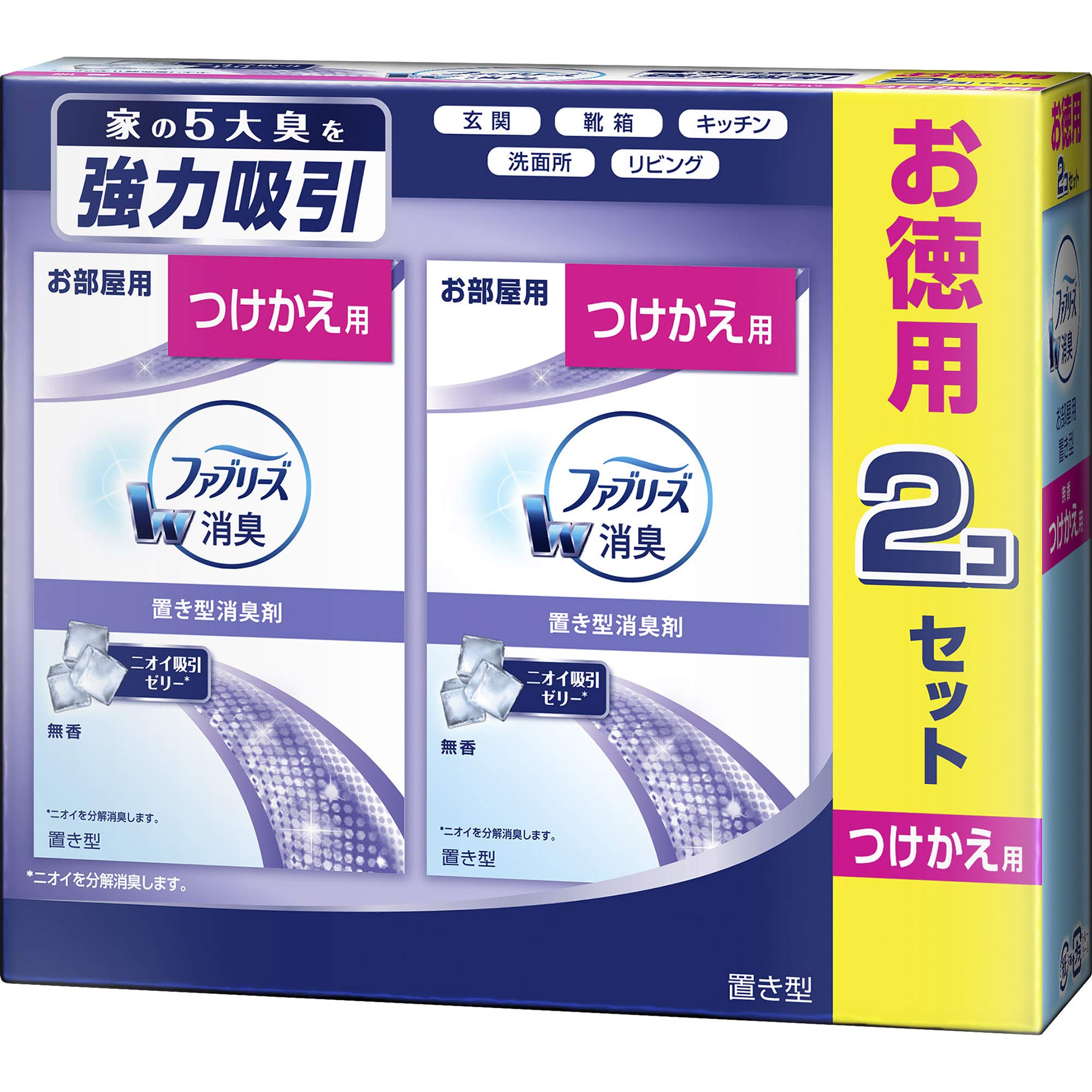 【まとめ買い】置き型ファブリーズ　無香タイプつけかえ用２個パック 容量130G×12点セット Ｐ＆Ｇ 芳香剤・部屋用