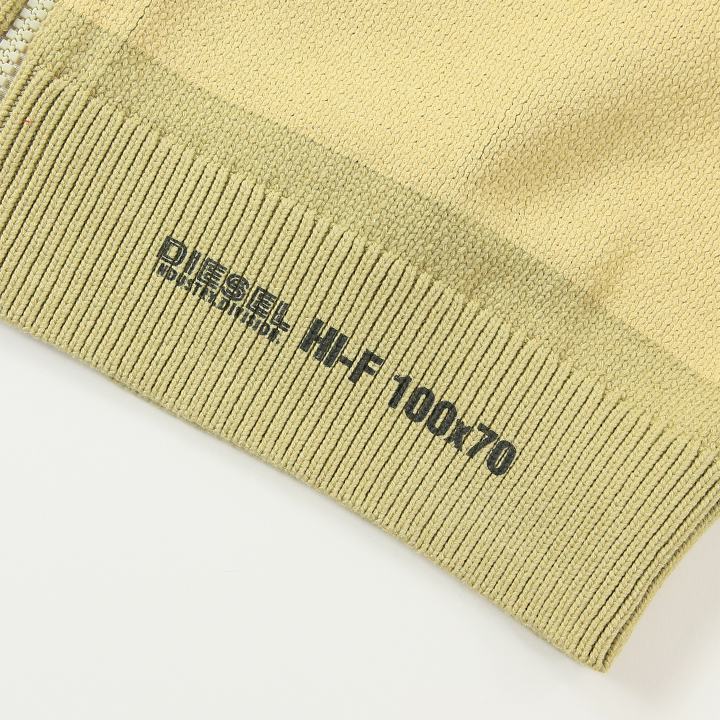 長袖ニットパーカー メンズ K-ONNOR オーバーダイコーティング加工 ロゴプリント die-m-t-f8-11k