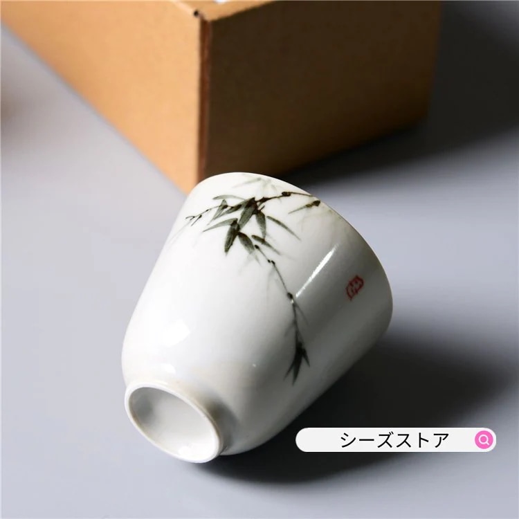 陶器 急須 湯呑４個 鳥居 Ae-173 陶器 急須 湯呑4個 鳥居 Ae-173
