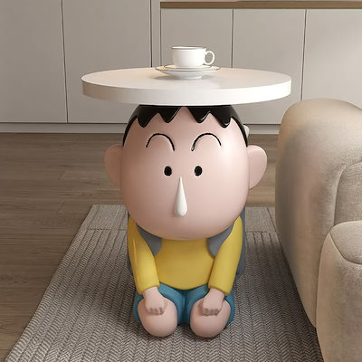 クレヨンしんちゃん　サイドテーブル　置物 Qoo10] 【国内急速出荷】 クレヨンしんちゃん テ