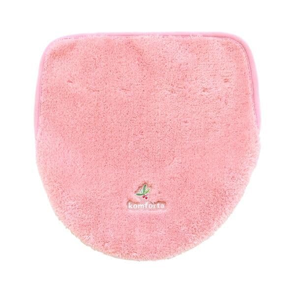 トイレマット セット 4点 北欧 かわいい おしゃれ 人気 吸着タイプ ピンク ドレニモ 洗浄普通 兼用 洗える スリッパ ペーパーカバー レギュラーサイズ マット フタカバー オカ コムフォルタ 6