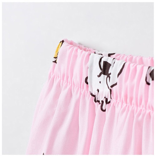 SPAO 何か小さくてかわいい 半袖パジャマ (PINK) 半袖パジャマ アクセサリー 人気商品 限定版