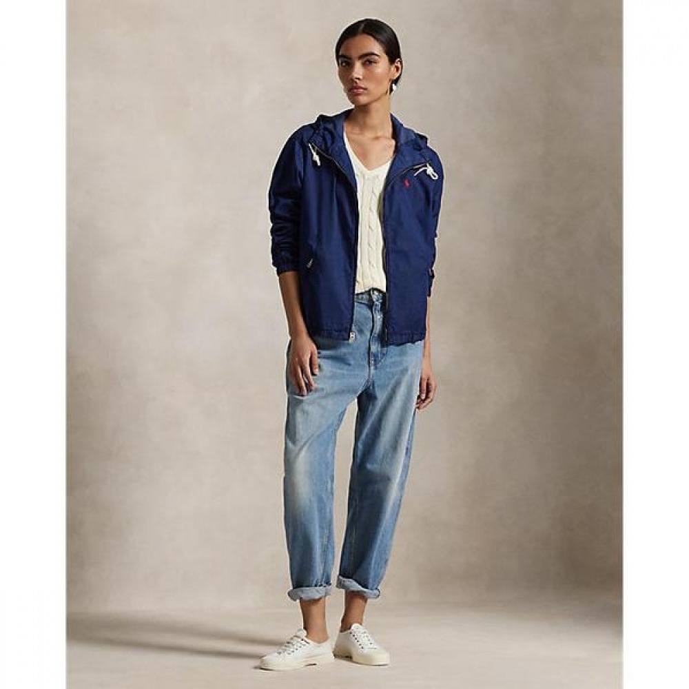 ポロラルフローレンウィメンズツイルフード付きジャケット (WMPOOTWN5A20089410)