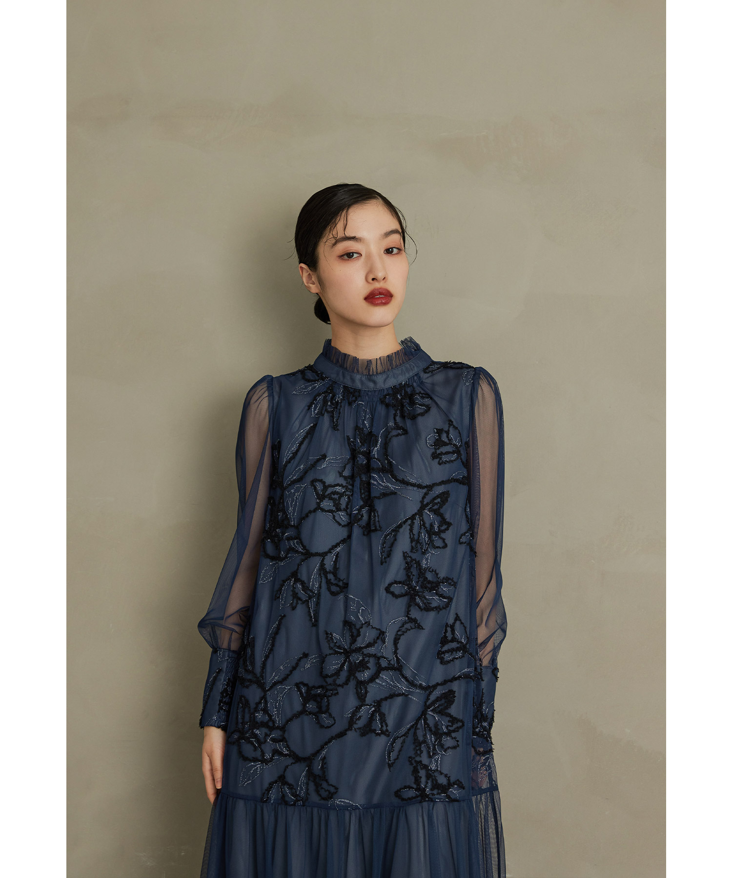 フェザーフラワーチュールドレス パーティードレス 結婚式 ワンピース 刺繍レース ラメ フレア Aライン お呼ばれ パーティー 二次会 披露宴 謝恩会 成人式 同窓会 卒業式 フォーマル