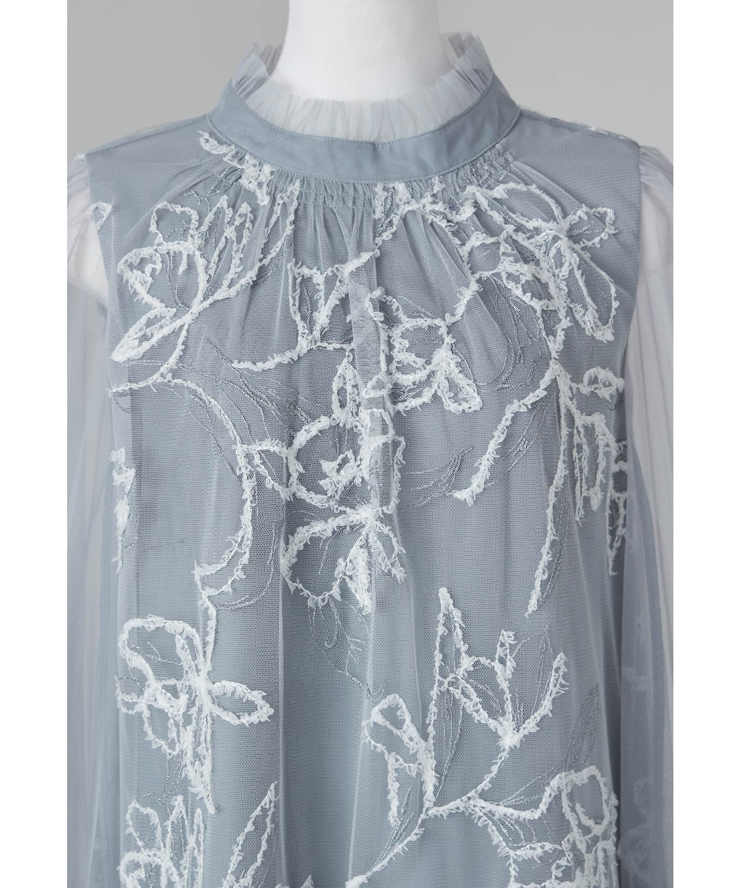 フェザーフラワーチュールドレス パーティードレス 結婚式 ワンピース 刺繍レース ラメ フレア Aライン お呼ばれ パーティー 二次会 披露宴 謝恩会 成人式 同窓会 卒業式 フォーマル