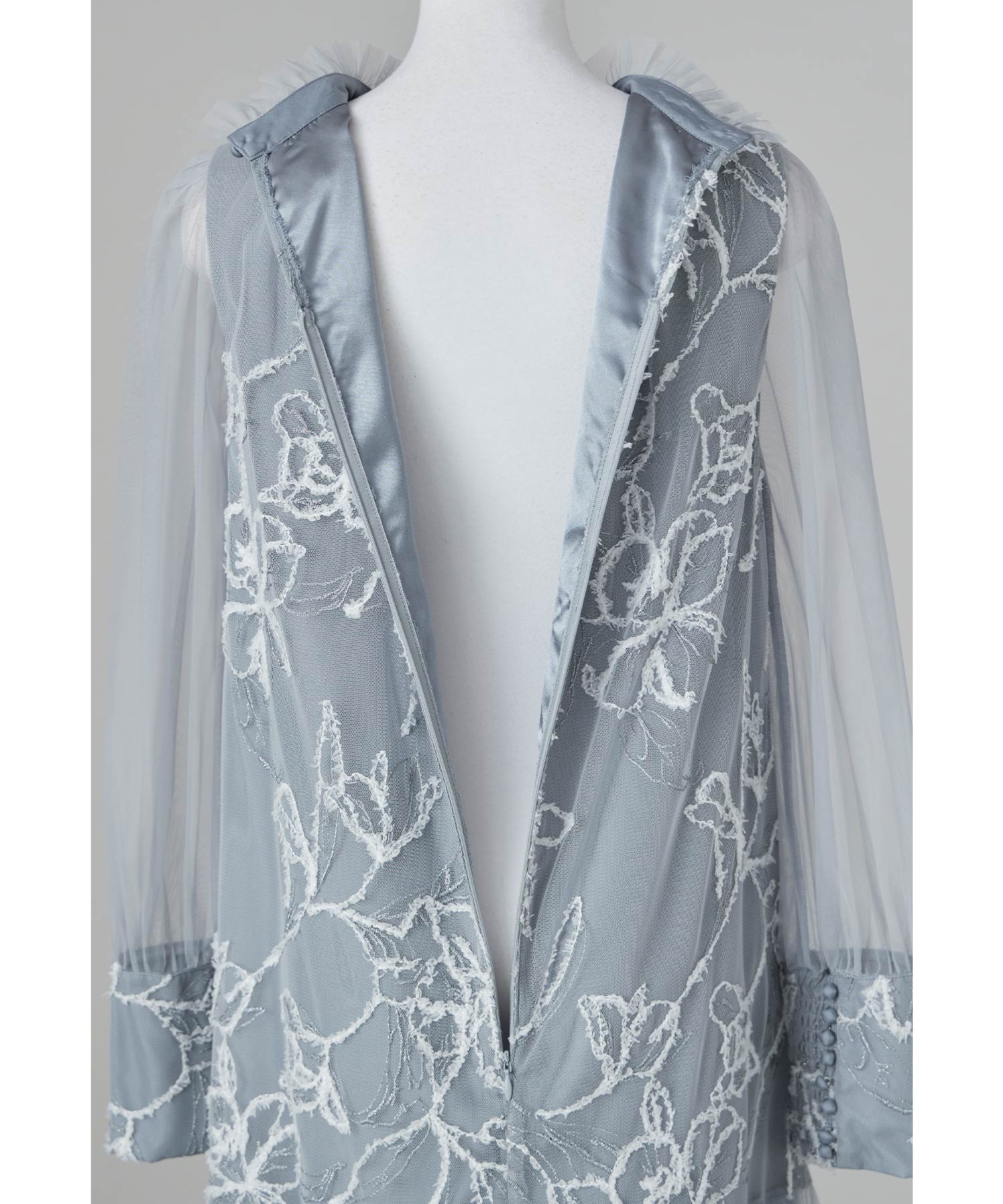 フェザーフラワーチュールドレス パーティードレス 結婚式 ワンピース 刺繍レース ラメ フレア Aライン お呼ばれ パーティー 二次会 披露宴 謝恩会 成人式 同窓会 卒業式 フォーマル