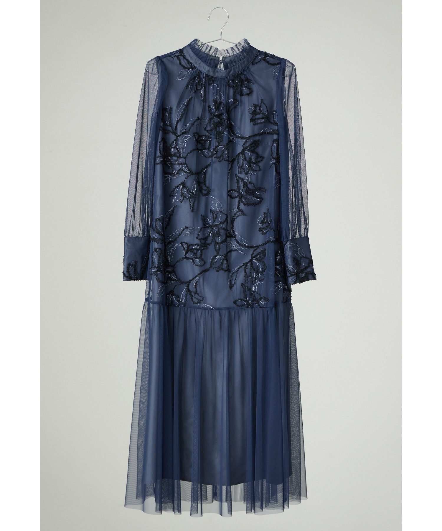 フェザーフラワーチュールドレス パーティードレス 結婚式 ワンピース 刺繍レース ラメ フレア Aライン お呼ばれ パーティー 二次会 披露宴 謝恩会 成人式 同窓会 卒業式 フォーマル