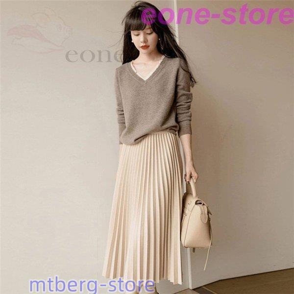 ニットセットアップ レディース 40代 秋冬 長袖 ニットトップス Vネック プリーツスカート セットアップ オシャレ ワンピース 大人 着痩せ 通勤 入学式 卒業式 ニットセットアップ レディース 40代 秋冬 長袖 ニットトップス Vネック プリーツスカート セットアップ オシャレ ワンピース 大人 着痩せ 通勤 入学式 卒業式