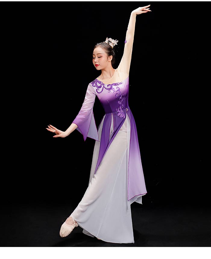 【2025限定SALE】古典ダンス衣装 レディース エスニック風 ステージ衣装 グラデーション ダンス衣装 ロングトップス ワイドパンツ 上下2点セット 中国古典舞踊ダンス衣装 ふんわり 中華風 ダン 【2025限定SALE】古典ダンス衣装 レディース エスニック風 ステージ衣装 グラデーション ダンス衣装 ロングトップス ワイドパンツ 上下2点セット 中国古典舞踊ダンス衣装 ふんわり 中華風 ダン