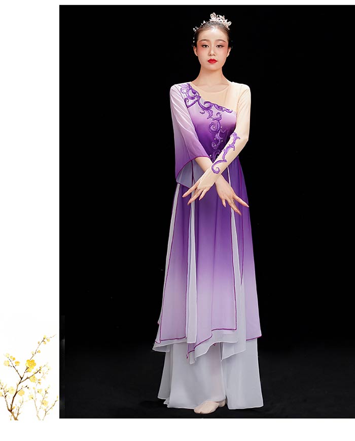 【2025限定SALE】古典ダンス衣装 レディース エスニック風 ステージ衣装 グラデーション ダンス衣装 ロングトップス ワイドパンツ 上下2点セット 中国古典舞踊ダンス衣装 ふんわり 中華風 ダン 【2025限定SALE】古典ダンス衣装 レディース エスニック風 ステージ衣装 グラデーション ダンス衣装 ロングトップス ワイドパンツ 上下2点セット 中国古典舞踊ダンス衣装 ふんわり 中華風 ダン