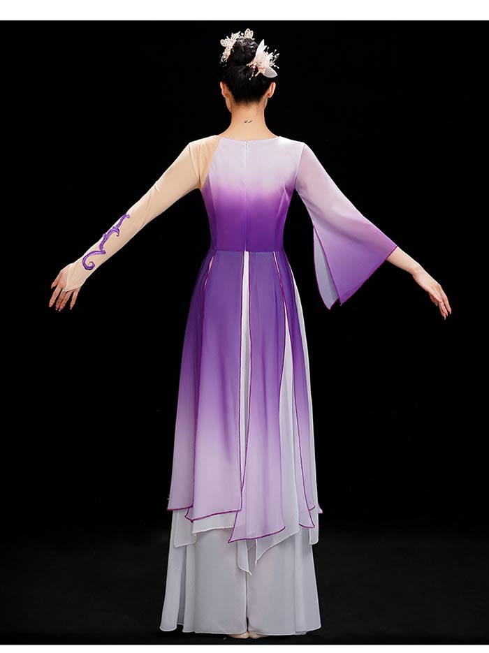 【2025限定SALE】古典ダンス衣装 レディース エスニック風 ステージ衣装 グラデーション ダンス衣装 ロングトップス ワイドパンツ 上下2点セット 中国古典舞踊ダンス衣装 ふんわり 中華風 ダン 【2025限定SALE】古典ダンス衣装 レディース エスニック風 ステージ衣装 グラデーション ダンス衣装 ロングトップス ワイドパンツ 上下2点セット 中国古典舞踊ダンス衣装 ふんわり 中華風 ダン