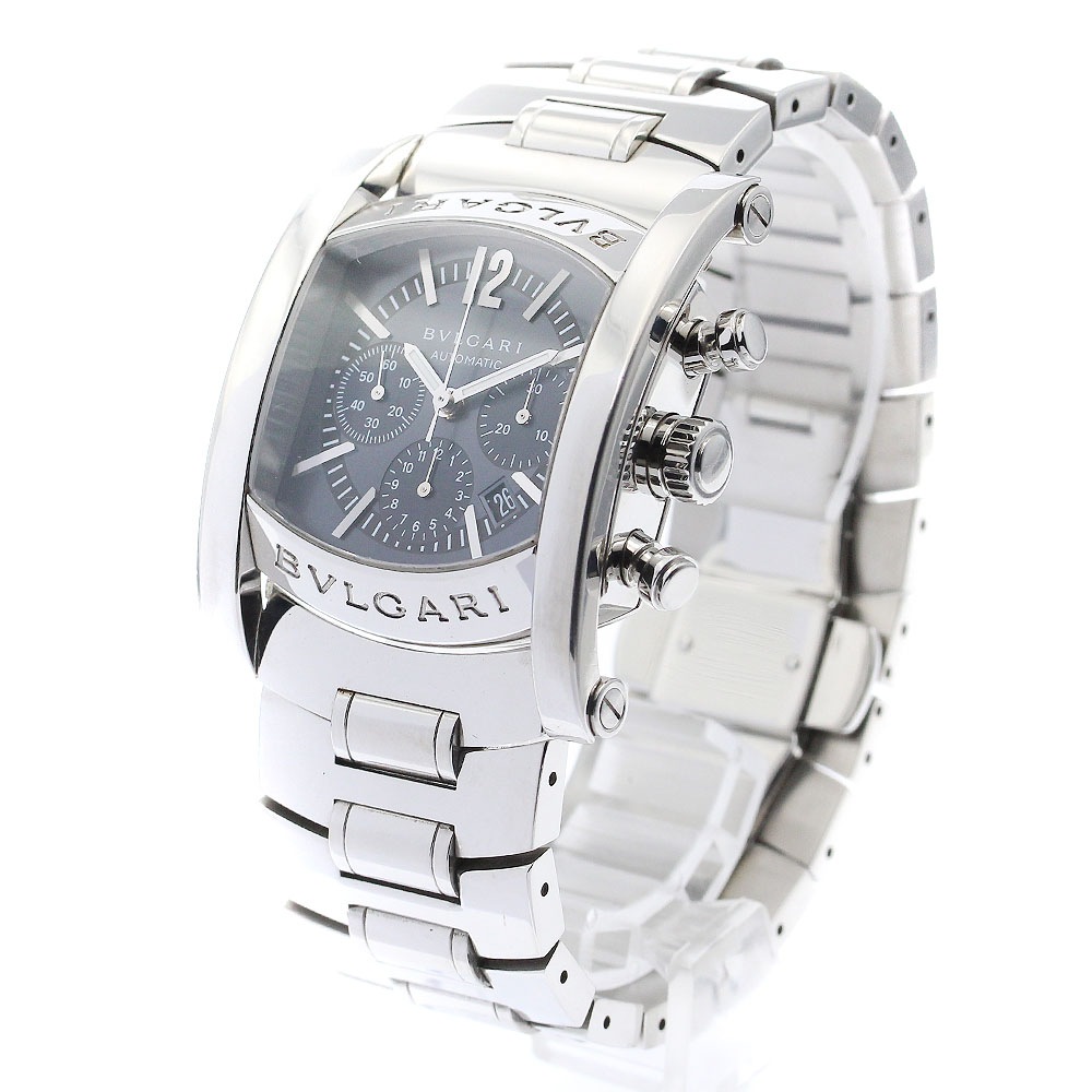 ブルガリ BVLGARI AA44SCH アショーマ クロノグラフ デイト 自動巻き メンズ _884863【中古】 ブルガリ BVLGARI AA44SCH アショーマ クロノグラフ デイト 自動巻き メンズ _884863【中古】