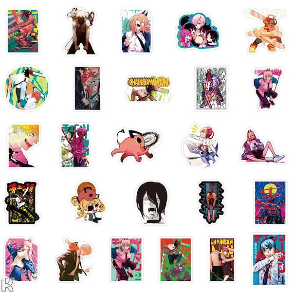 Qoo10] チェンソーマンシール グッズ ステッカー