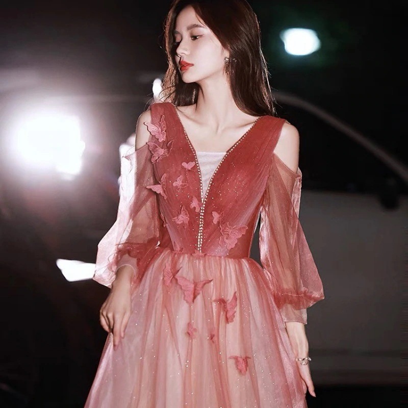 女性ため花嫁乾杯宴会イブニングドレス2025気質は普通に高貴に着用できますワンピースドレスその他 ワンピースドレス 女性ため花嫁乾杯宴会イブニングドレス2025気質は普通に高貴に着用できますワンピースドレスその他 ワンピースドレス