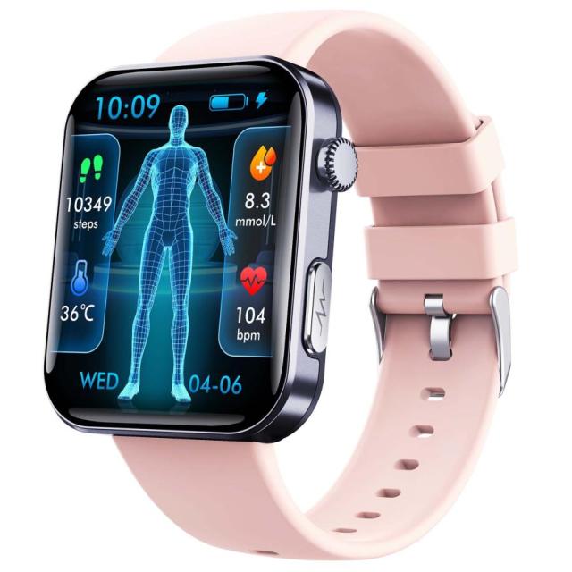 スマートウォッチ ECG心電図 血糖 通話機能 血圧測定 酸素濃度 高精度心拍数 通知 体温 睡眠 歩数計 尿酸 血中脂質 SOS 女性健康管理 タイマー 2025最新 スマートウォッチ ECG心電図 血糖 通話機能 血圧測定 酸素濃度 高精度心拍数 通知 体温 睡眠 歩数計 尿酸 血中脂質 SOS 女性健康管理 タイマー 2025最新