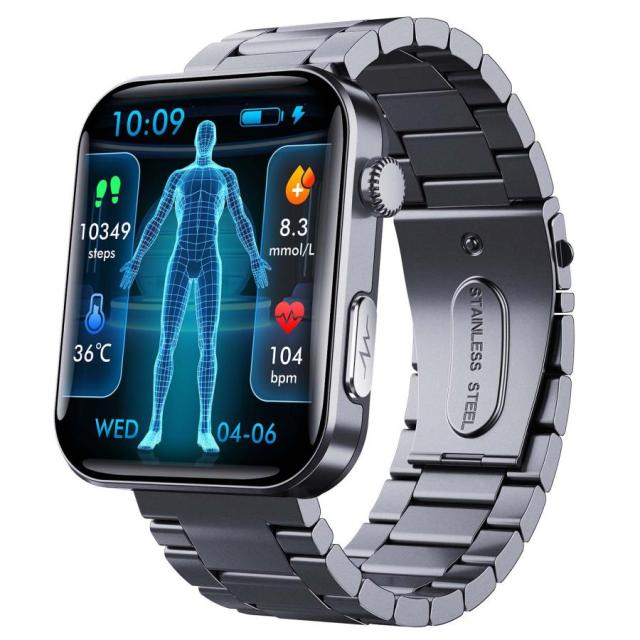 スマートウォッチ ECG心電図 血糖 通話機能 血圧測定 酸素濃度 高精度心拍数 通知 体温 睡眠 歩数計 尿酸 血中脂質 SOS 女性健康管理 タイマー 2025最新 スマートウォッチ ECG心電図 血糖 通話機能 血圧測定 酸素濃度 高精度心拍数 通知 体温 睡眠 歩数計 尿酸 血中脂質 SOS 女性健康管理 タイマー 2025最新