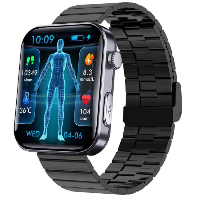 スマートウォッチ ECG心電図 血糖 通話機能 血圧測定 酸素濃度 高精度心拍数 通知 体温 睡眠 歩数計 尿酸 血中脂質 SOS 女性健康管理 タイマー 2025最新 スマートウォッチ ECG心電図 血糖 通話機能 血圧測定 酸素濃度 高精度心拍数 通知 体温 睡眠 歩数計 尿酸 血中脂質 SOS 女性健康管理 タイマー 2025最新