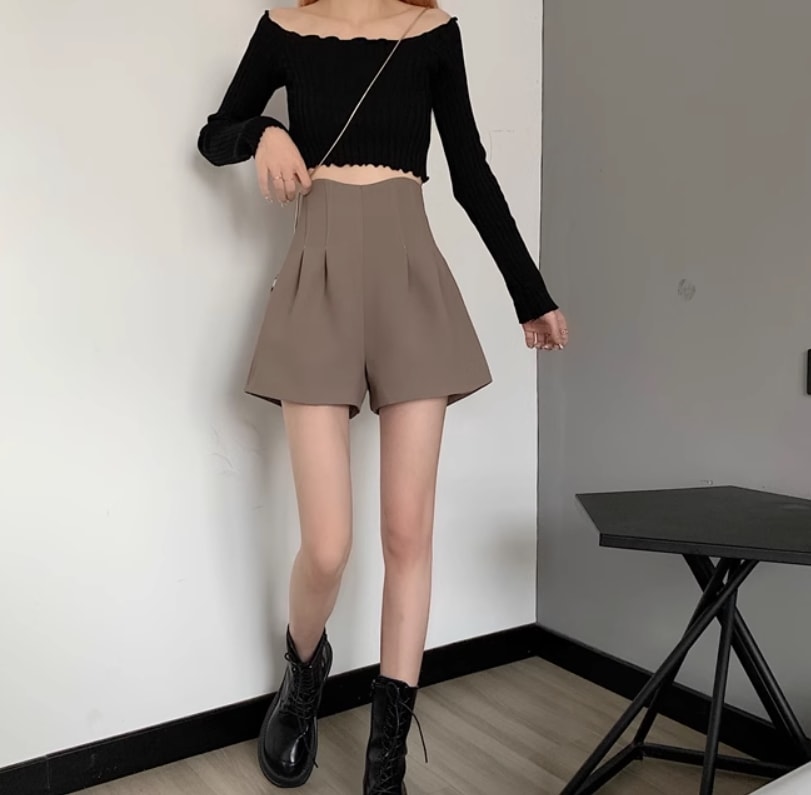 ボトムス モテアイテム デート ショートパンツ ハイウエスト フレアデザイン コットン かわいい 大人可愛い シンプル 大人 おしゃれ お洒落 レトロ 大人女子 キュート 存在感 柄 秋 冬 10代 ボトムス モテアイテム デート ショートパンツ ハイウエスト フレアデザイン コットン かわいい 大人可愛い シンプル 大人 おしゃれ お洒落 レトロ 大人女子 キュート 存在感 柄 秋 冬 10代