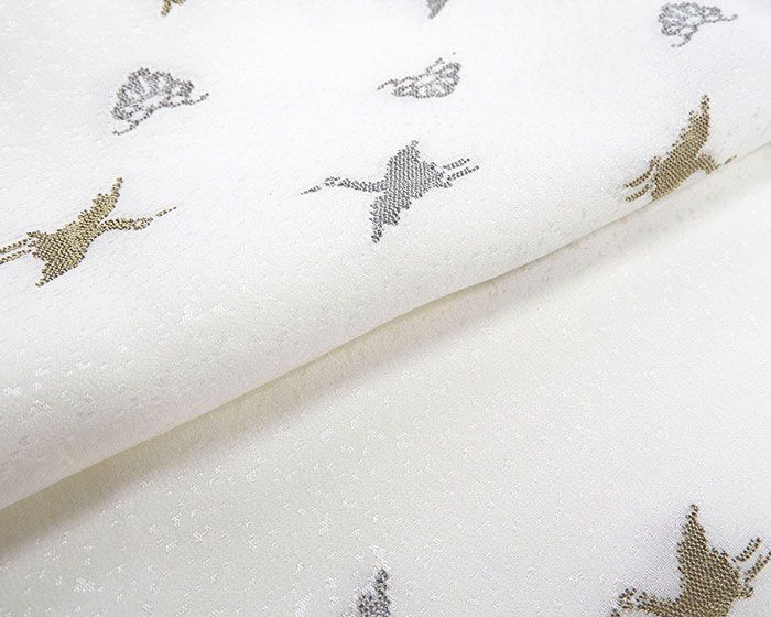 長襦袢 未着用美品 正絹 舞鶴松模様 身丈130cm 裄丈67.5cm 絵羽長襦袢 未使用 新古品 着物 i4014