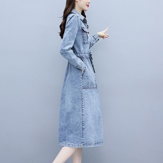 ワンピース シャツワンピース デニムワンピース 膝丈 ひざ丈 袖あり 長袖 Vネック 襟付き リボン ベルト ウエストリボン 前開き デニム ブルーデニム かわいい 大人可愛い きれいめ シンプル ワンピース シャツワンピース デニムワンピース 膝丈 ひざ丈 袖あり 長袖 Vネック 襟付き リボン ベルト ウエストリボン 前開き デニム ブルーデニム かわいい 大人可愛い きれいめ シンプル
