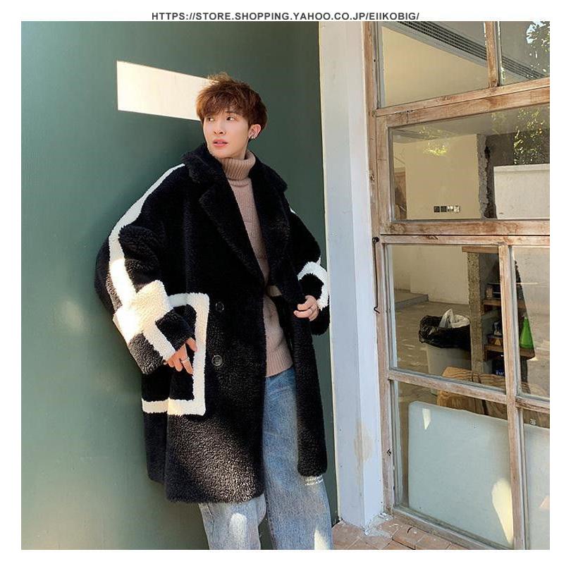 品質いいな新品 秋冬 メンズ ファーコート 毛皮コート 防寒防風 ショート丈 ファージャケット　フェイクファー メンズコート 通勤　メンズアウター　ジャケット　暖かい