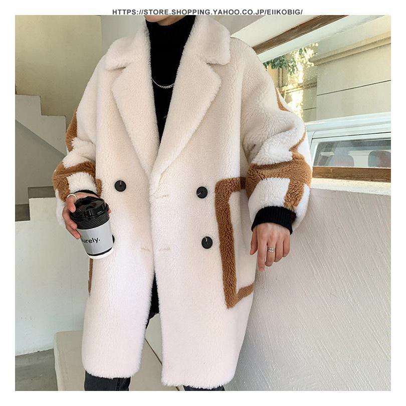 品質いいな新品 秋冬 メンズ ファーコート 毛皮コート 防寒防風 ショート丈 ファージャケット　フェイクファー メンズコート 通勤　メンズアウター　ジャケット　暖かい