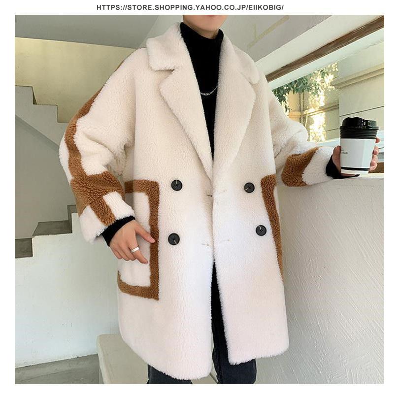 品質いいな新品 秋冬 メンズ ファーコート 毛皮コート 防寒防風 ショート丈 ファージャケット　フェイクファー メンズコート 通勤　メンズアウター　ジャケット　暖かい