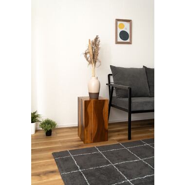 モンキーポッドのヴィンテージな四角いウッドスツール 北欧 インダストリアル スツール ステップ 鉢置き 花台 リビング ダイニング モンキーポッドのヴィンテージな四角いウッドスツール 北欧 インダストリアル スツール ステップ 鉢置き 花台 リビング ダイニング