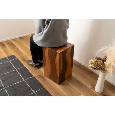 モンキーポッドのヴィンテージな四角いウッドスツール 北欧 インダストリアル スツール ステップ 鉢置き 花台 リビング ダイニング モンキーポッドのヴィンテージな四角いウッドスツール 北欧 インダストリアル スツール ステップ 鉢置き 花台 リビング ダイニング